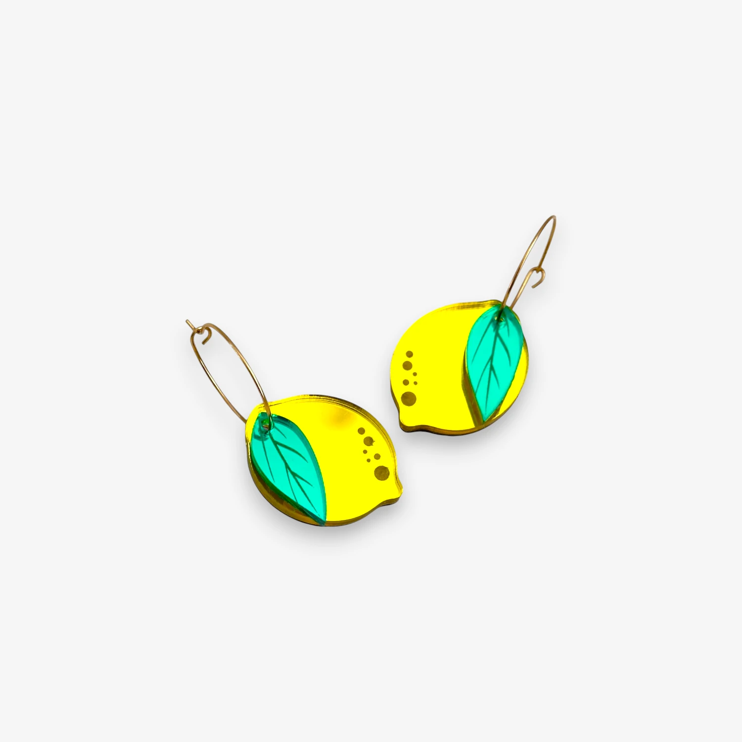Pendientes Aros John Lemon de metacrilato