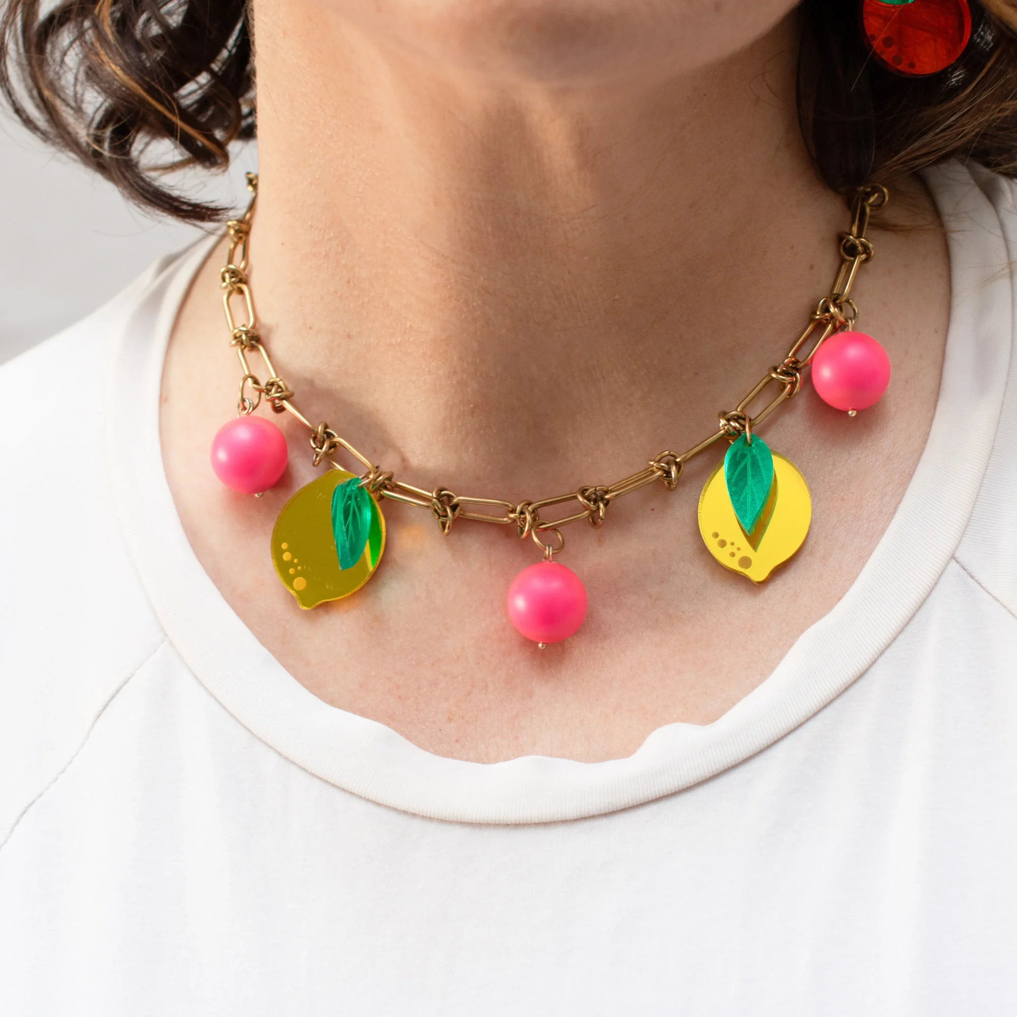 collar limones metacrilato "Yoko Lemon" - Imagen 7